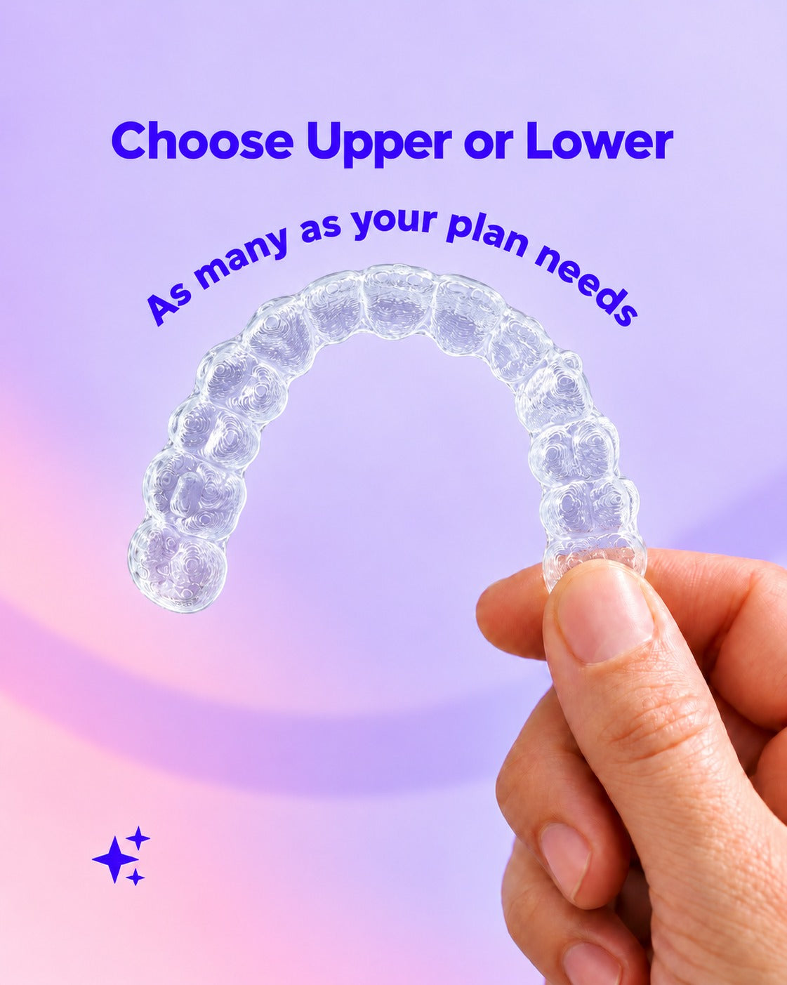 SmileWide Full-Time Aligners – Single Arch