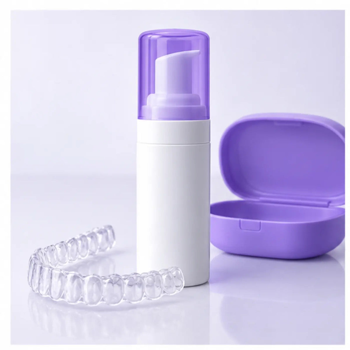 SmileWide Aligner Cleaner + Whitening Foam