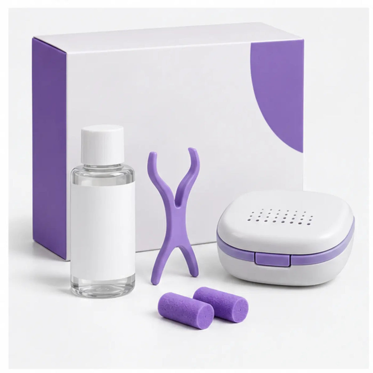 SmileWide Clear Aligner Care Kit – packaging and contents