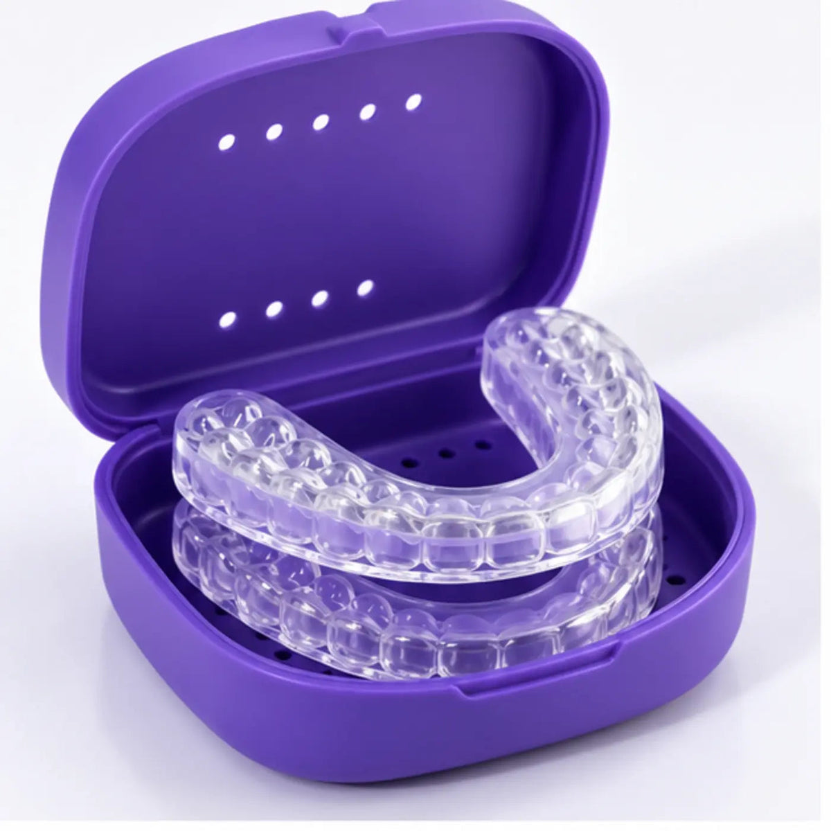 SmileWide Custom Hybrid Night Guard – Dual Arch